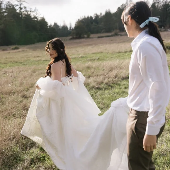 For Love & Lemons Julia Gown Size 2 - Picture 6 of 8